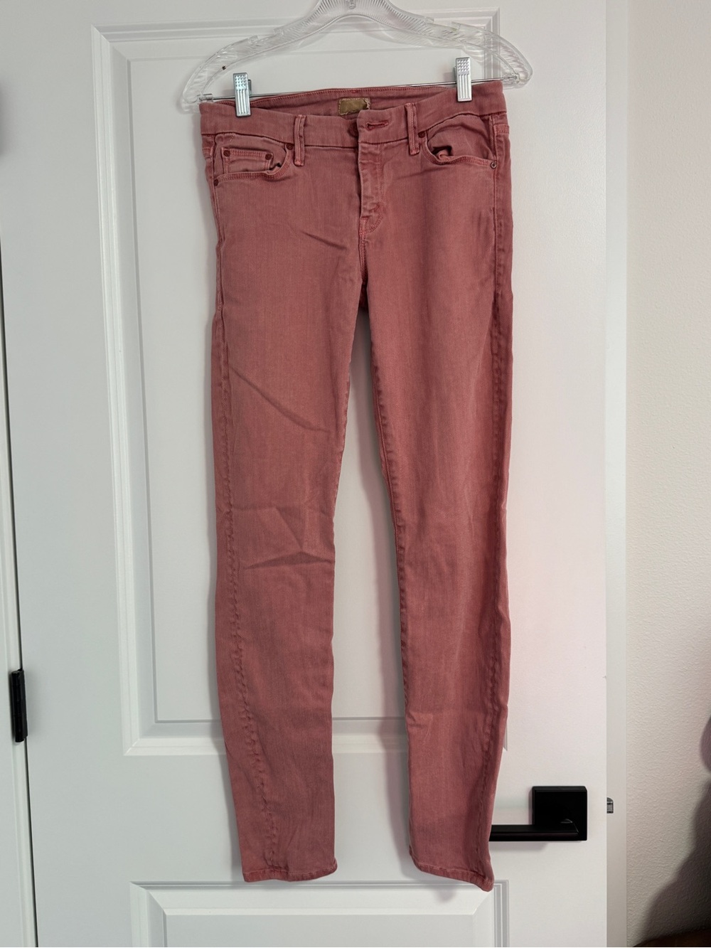 MOTHER The Looker Jeans in Dusty Rose
